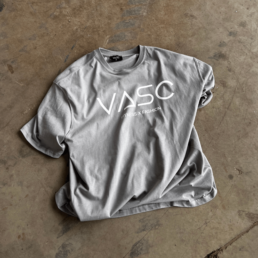 0202. Big Print T-Shirt - kreide